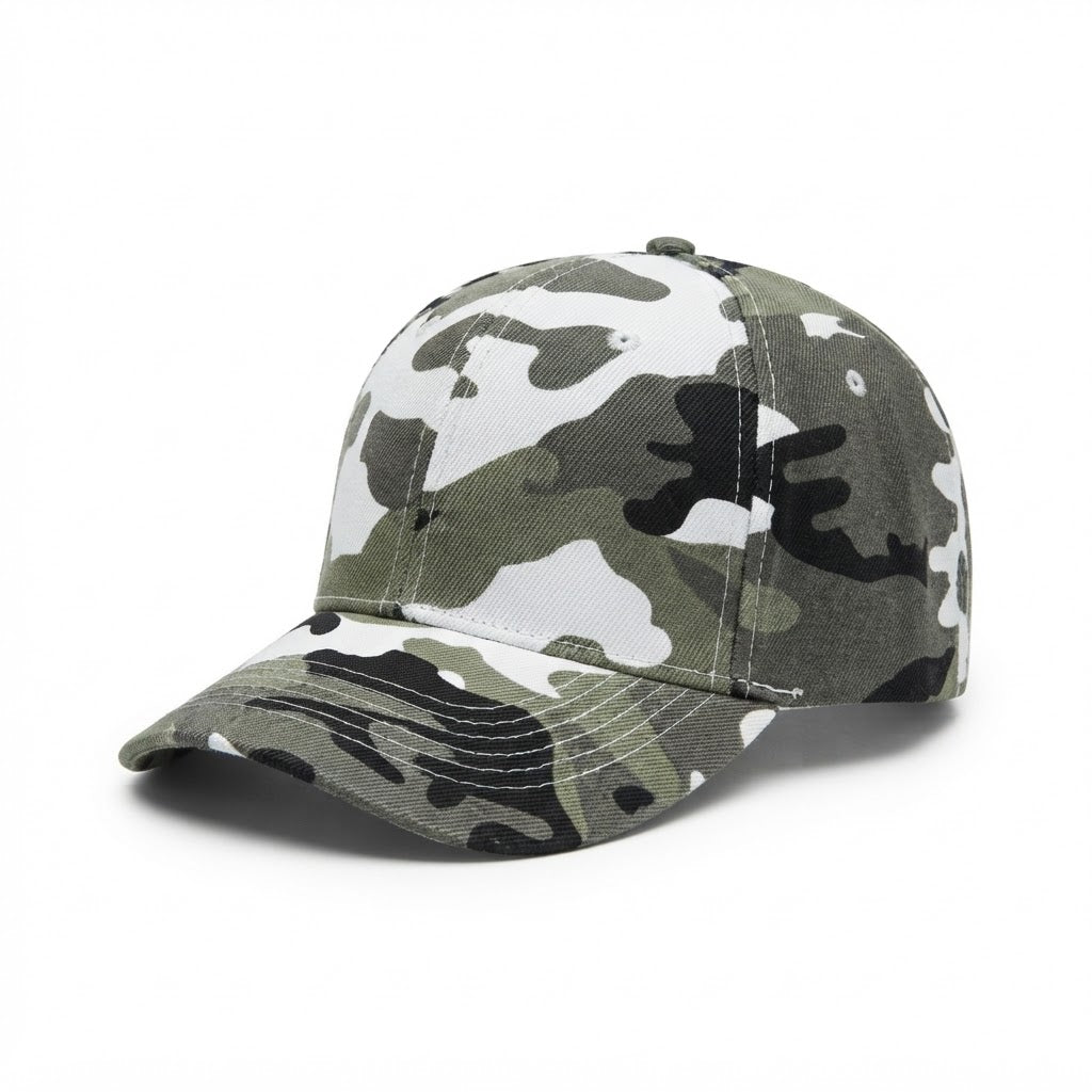 Gorra Camuflaje KCN89-01 Blanco Negro Gris