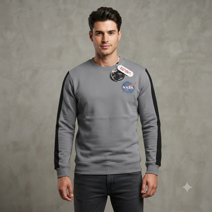 Sudadera Mission Space - NASA KCN36 Gris