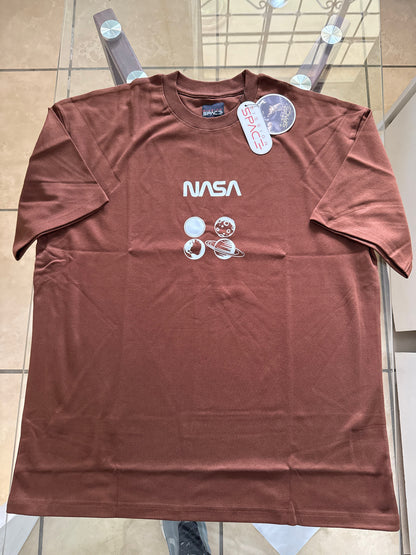 Camiseta Mission Space - NASA Marron KCN33