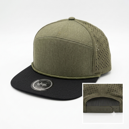 Gorra Plana Ajustable Transpirable - Verde KCN54