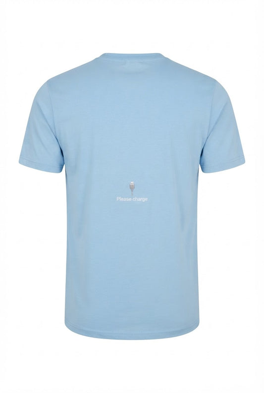 Camiseta Bongo para Caballero - Celeste KCN08