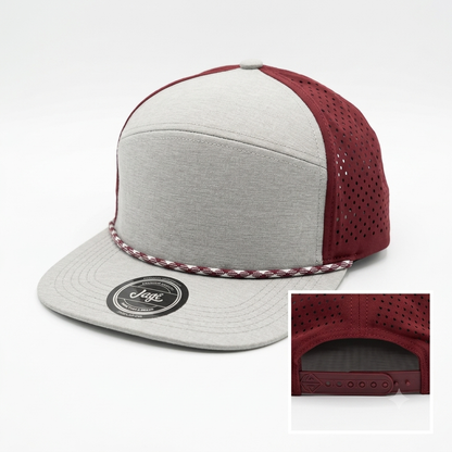 Gorra Plana Ajustable Transpirable - Roja KCN54