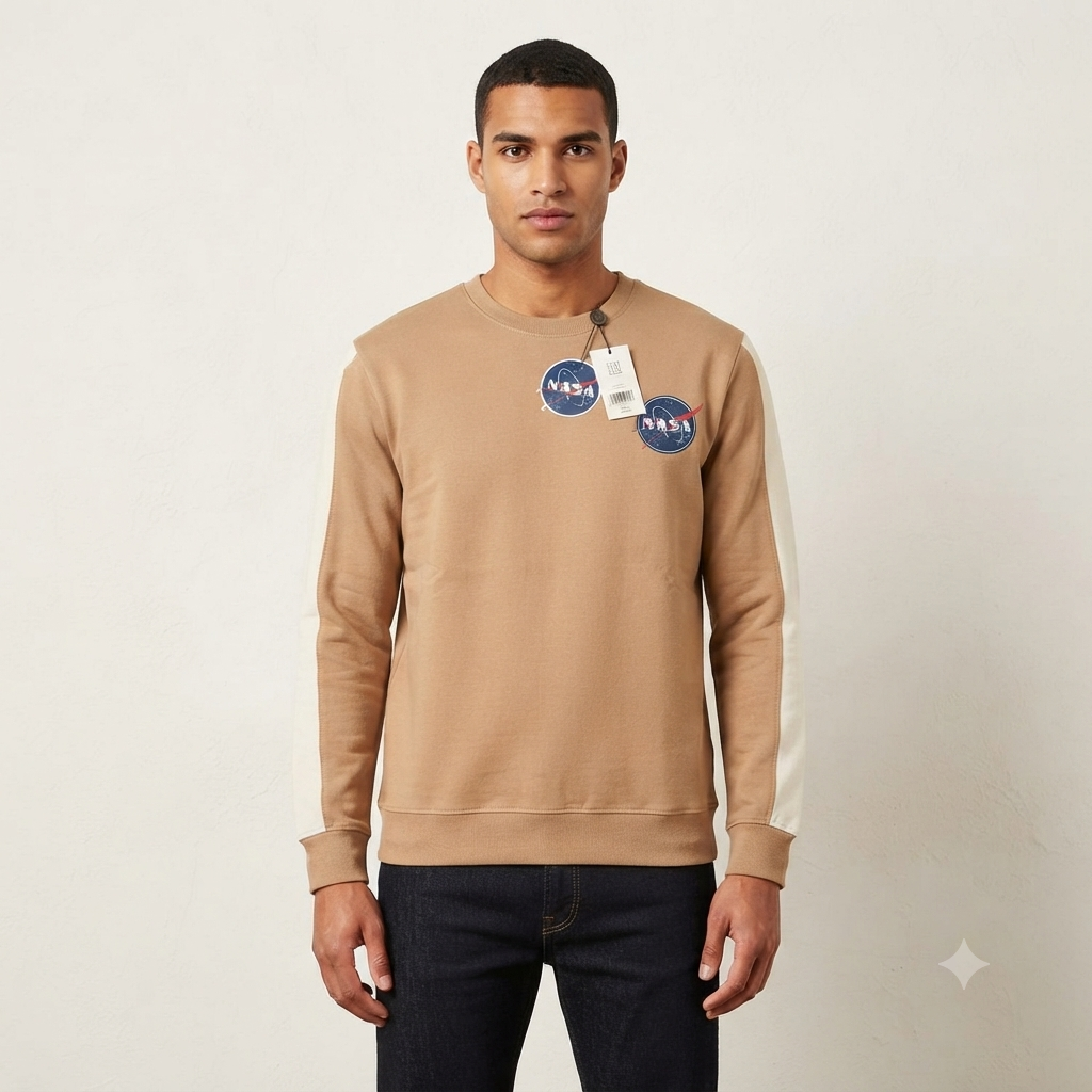 Sudadera Mission Space - NASA KCN36 Khaki