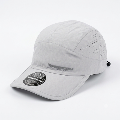 Gorra Deportiva Transpirable Freedon by Jagi Caps - Gris Claro KCN65
