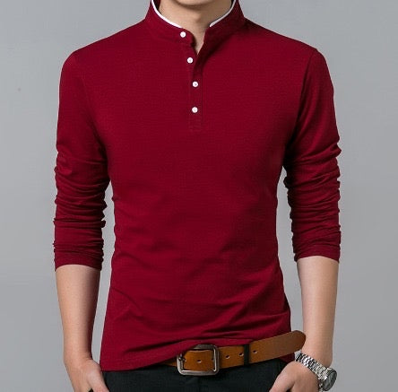 Camisa Manga Larga C006 - Vino