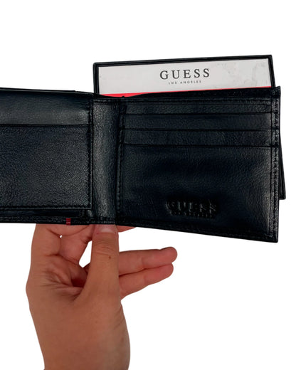 Billetera Para Hombre Marca Guess Negra US05