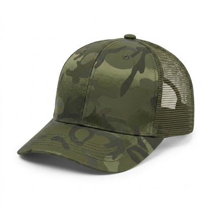 Gorra Camuflaje con Malla - Verde KCN61