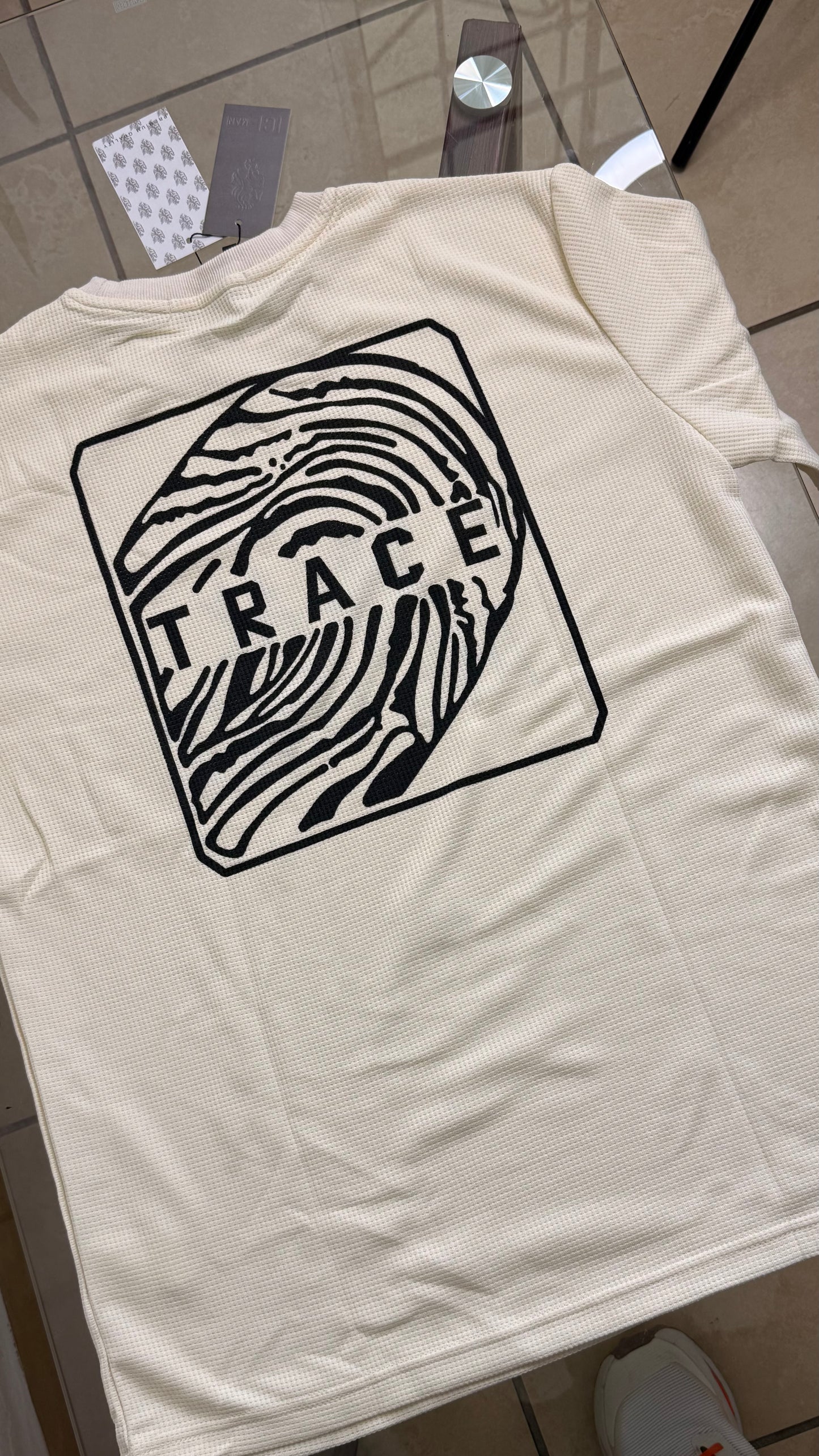 Camiseta marca ICE Man - Beige KCN47