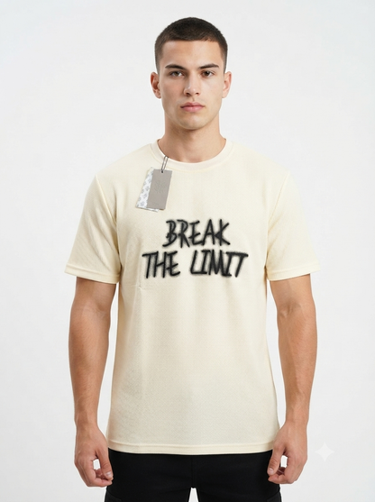 Camiseta marca ICE Man - Beige KCN47