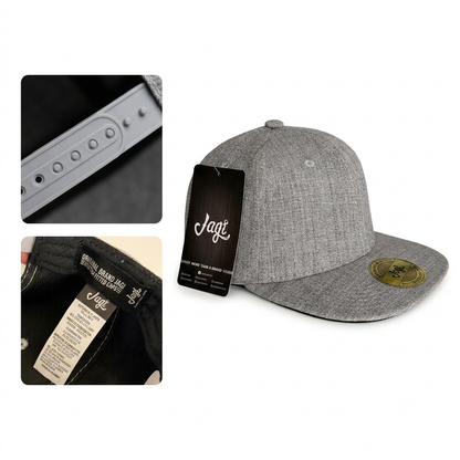 Gorra Plana Jagi Caps - Gris KCN53
