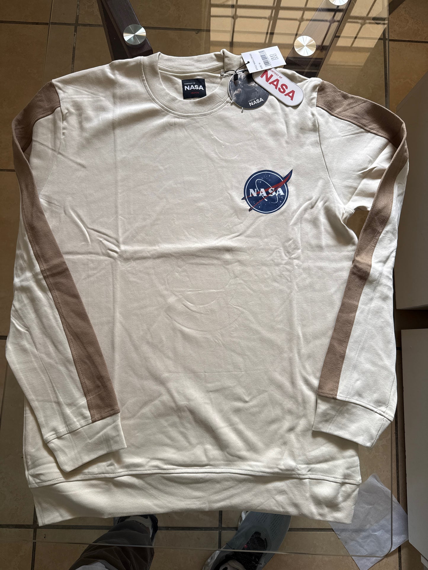 Sudadera Mission Space - NASA Beige KCN36