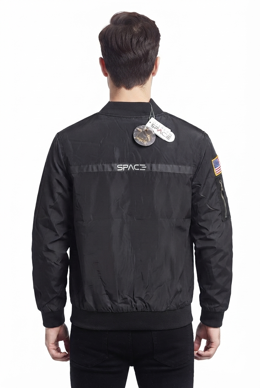 Jacket Impermeable Mission Space - NASA Negra KCN45