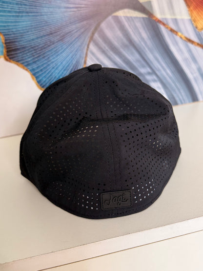 Gorra Transpirable con Micro Perforado Freedon By Jagi Caps - Negra KCN62