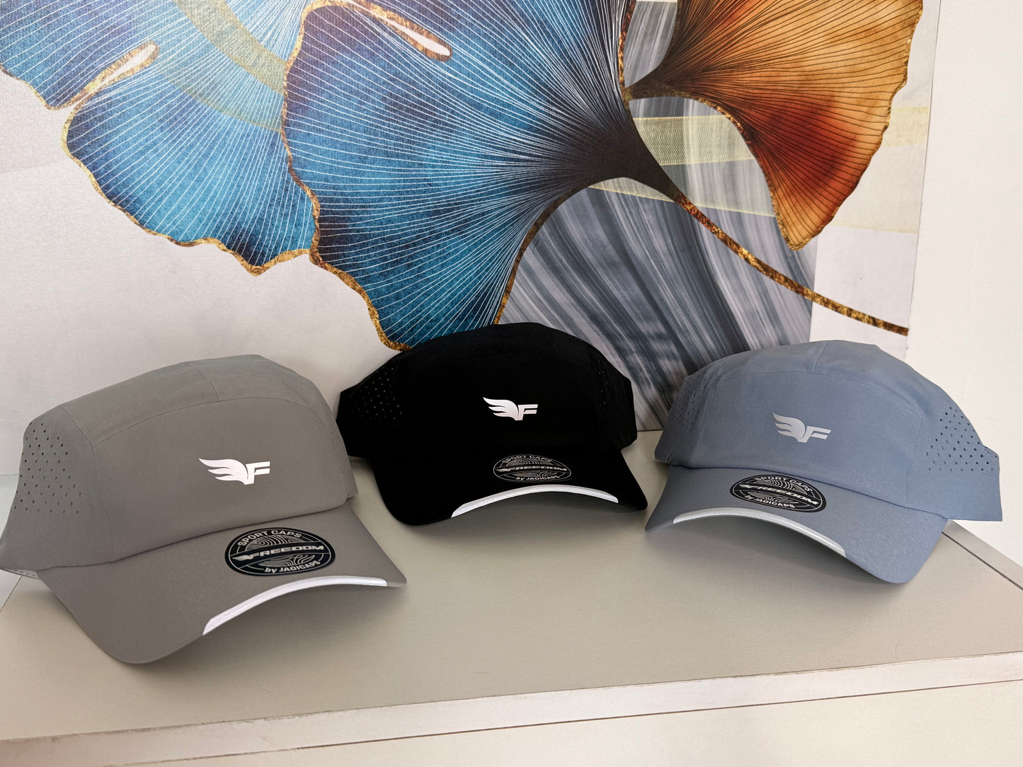 Gorra Deportiva Transpirable Freedon by Jagi Caps - Gris KCN64