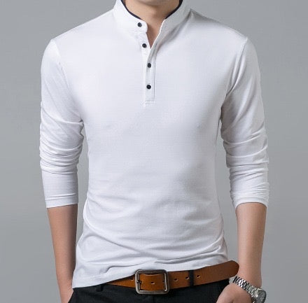 Camisa Manga Larga C006 - Blanca
