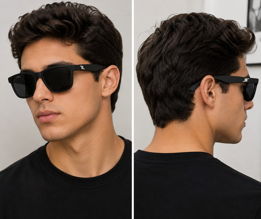 Lentes para el Sol. para caballero  -Rayo lente y marco negro C186