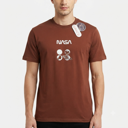 Camiseta Mission Space - NASA Marron KCN33
