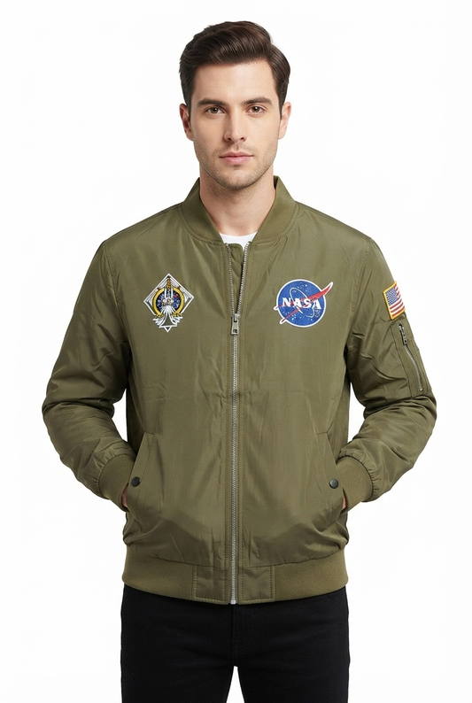 Jacket Impermeable Mission Space - NASA Verde KCN45