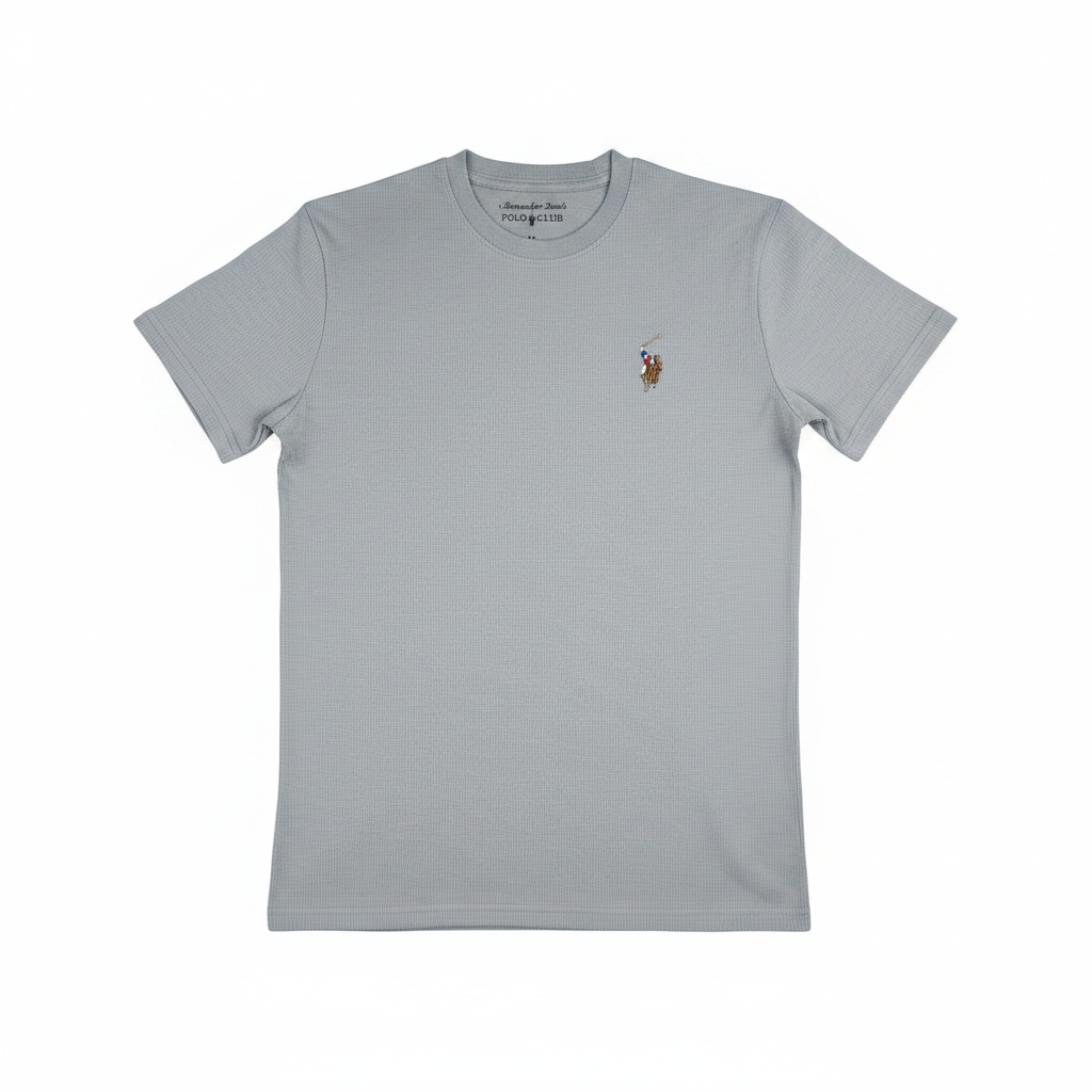 Camiseta Polo Club Alexander Smith - Gris KCN07