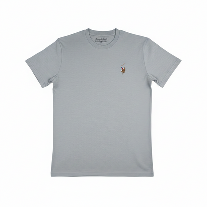 Camiseta Polo Club Alexander Smith - Gris KCN07