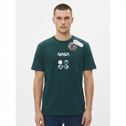 Camiseta Mission Space - NASA Verde KCN33