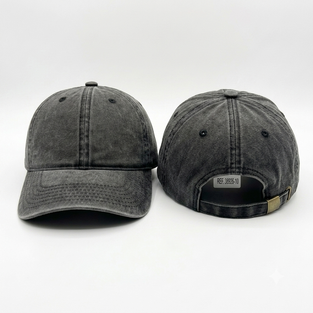 Gorra Jean Pre lavada  - Negra KCN56