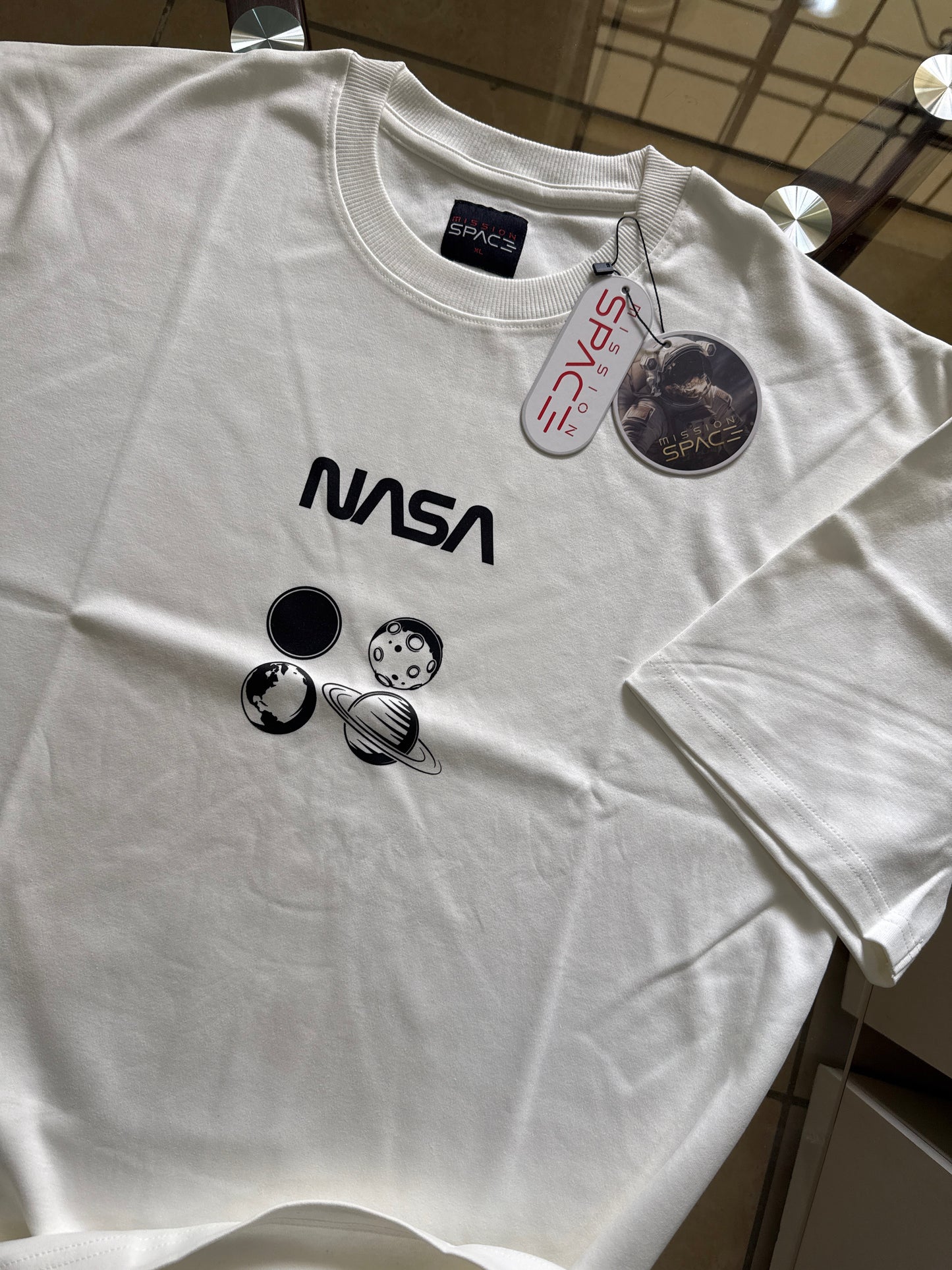 Camiseta Mission Space - NASA Blanca KCN33