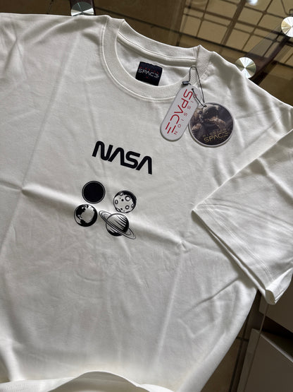 Camiseta Mission Space - NASA Blanca KCN33