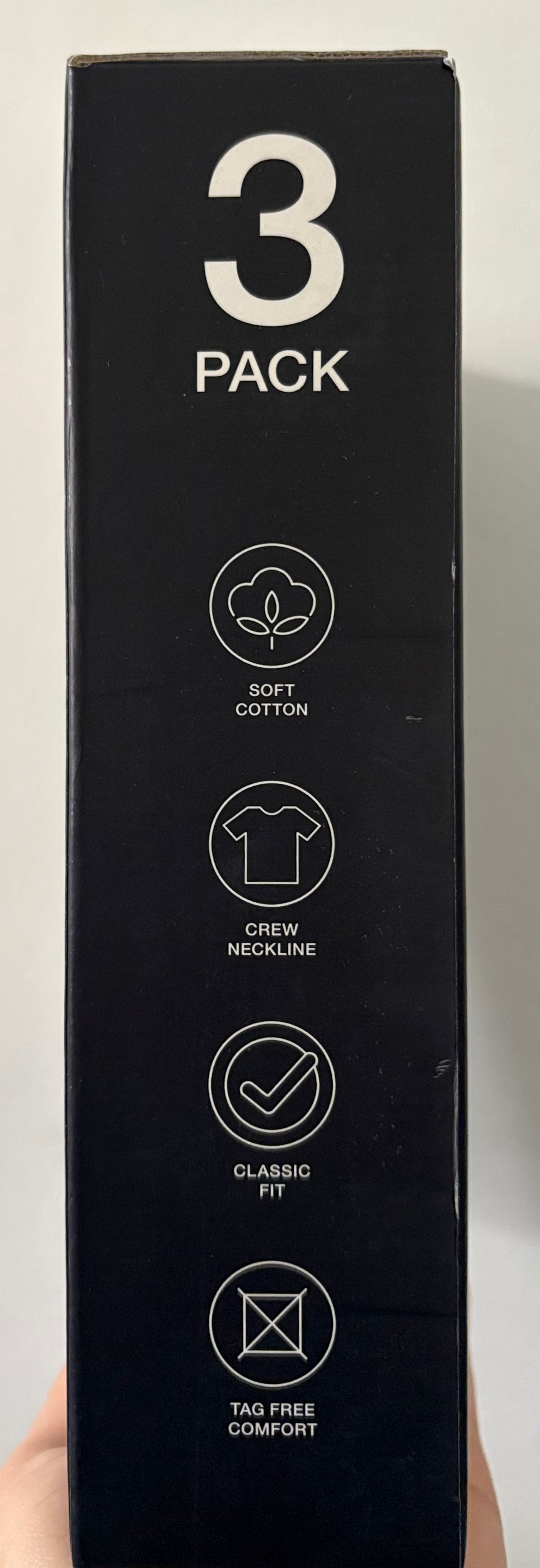3 Pack Camiseta Clásica GAP-Beige, Blanco y Café US28