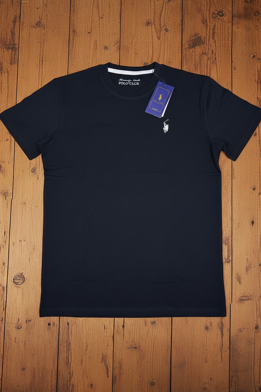 Camiseta Polo Club Alexader Smith - Negra KCN06