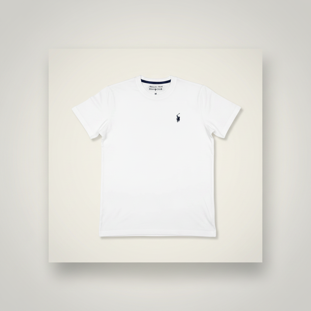 Camiseta Polo Club Alexader Smith - Blanca KCN06