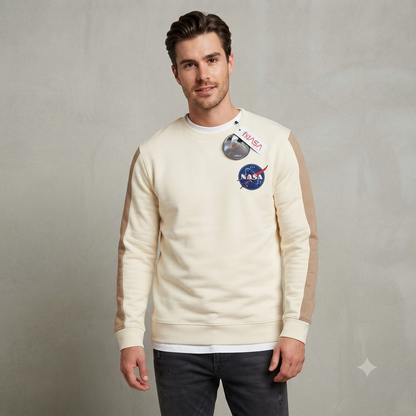 Sudadera Mission Space - NASA Beige KCN36
