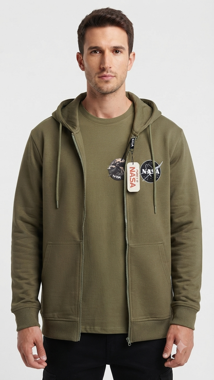 Hoodie Mission Space - NASA KCN41 Verde