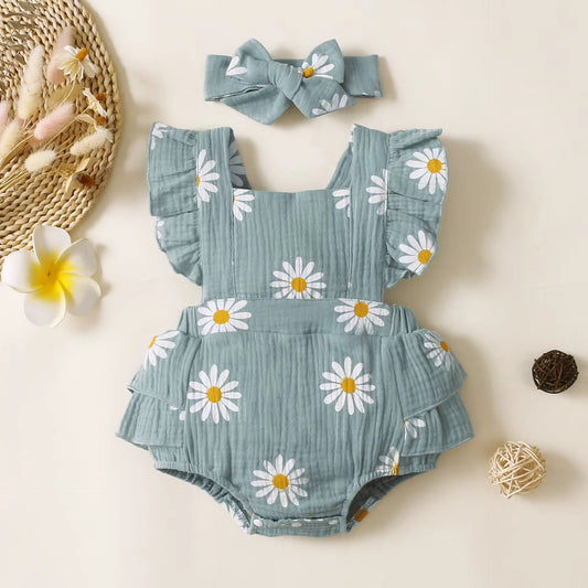 Mameluco tipo vestido para niña / RA101 /color celeste