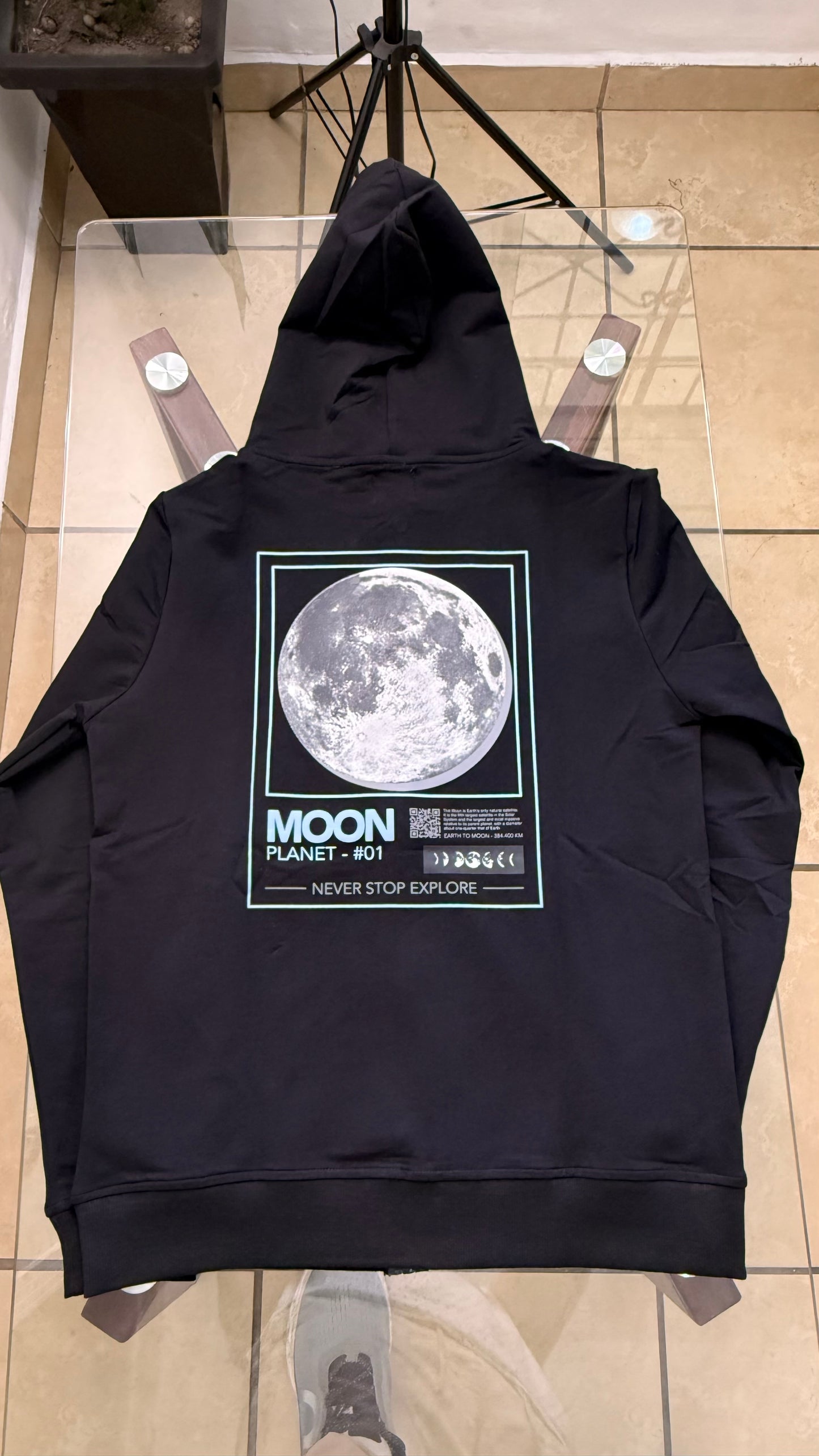 Hoodie Mission Space - NASA KCN41 Negro