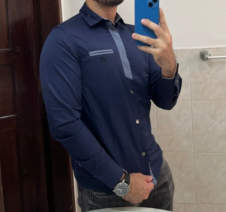 Camisa Manga Larga  CELESTE C005