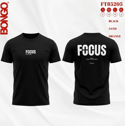Camiseta Bongo para Caballero - Negra KCN11