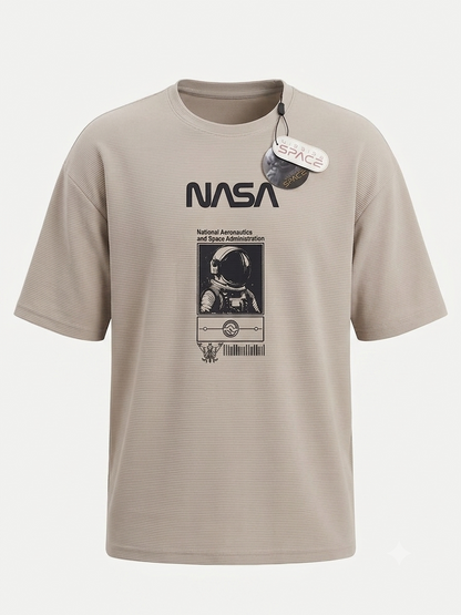 Camisa Oversize marca Mission Space/ Beige KCN37