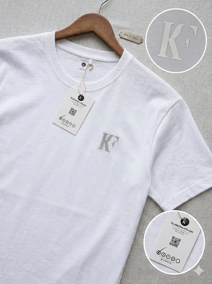 Camiseta Casual KF/ Blanco K140