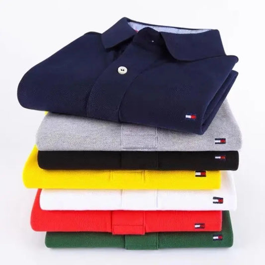 Camisa Casual Marca Tommy Hilfiger/ KM05- Gris