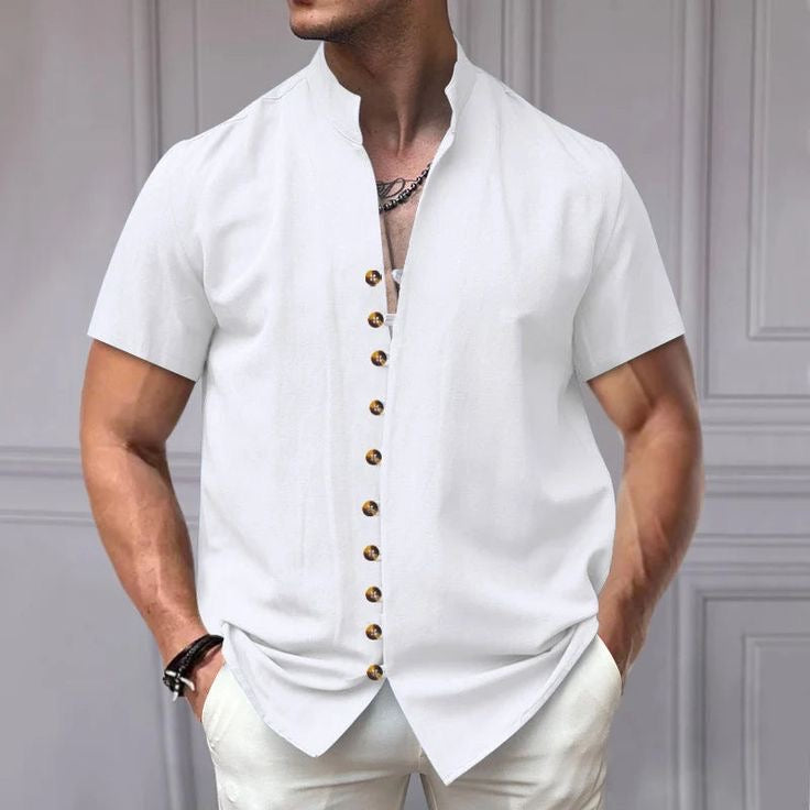 Camisa casual para caballero  /Blanco N22