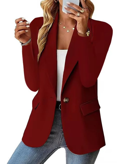 Blazer manga larga para Dama / Vino   B177