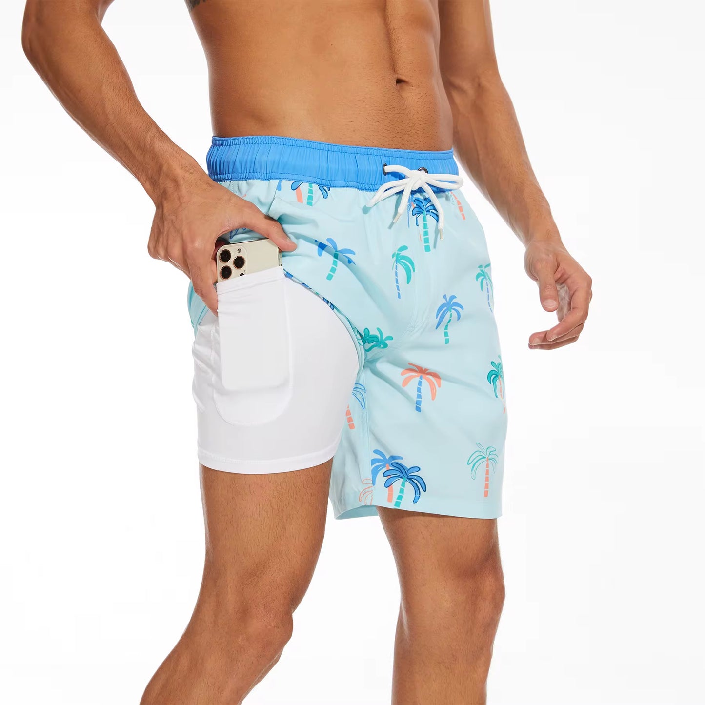 Short bañador para caballero  /Celeste Palmera N24