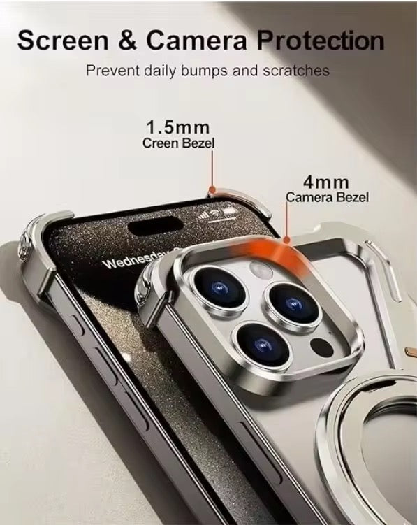 Cobertor de metal Z para Iphone/ Plateado K173