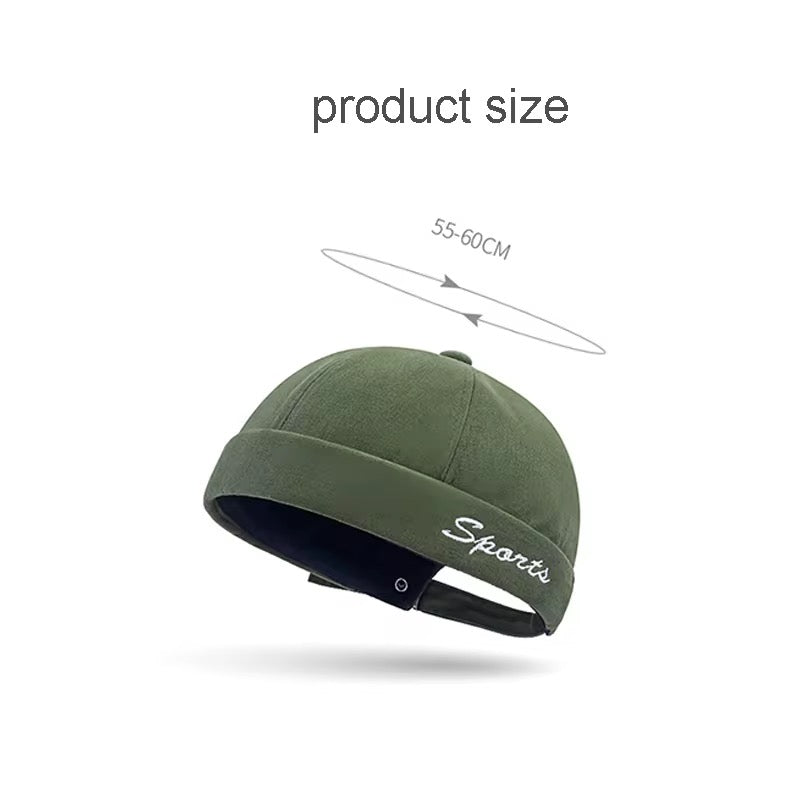 Gorra sin visera/ Beige K179