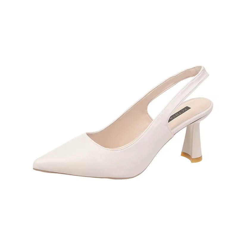 OUTLET 16/Tacones elegantes para Dama / Blanco
