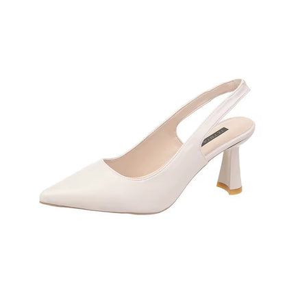 OUTLET 16/Tacones elegantes para Dama / Blanco