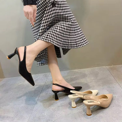 OUTLET 16/Tacones elegantes para Dama / Blanco