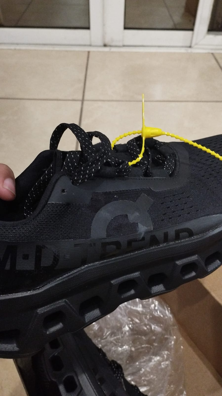 OUTLET 10/Tenis Deportivo MD Trend  Full Negro/
