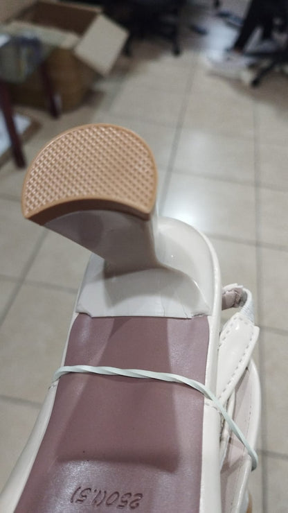 OUTLET 16/Tacones elegantes para Dama / Blanco